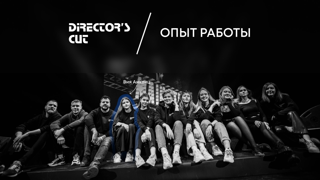 Материал кейса Directors_cut — первый экран